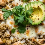 Chicken and Rice Skillet with Salsa Verde - Easy One Pan Dinner Recipe
