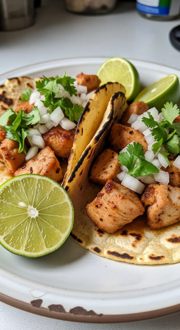 Delicious and easy chicken street tacos recipe with fresh toppings. Get the flavorful recipe now!
