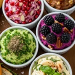Assortment of easy compound butter recipes: Pomegranate, Cinnamon, Blackberry and more. View the recipe!