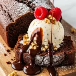 Delicious hot fudge brownie bread recipe, a decadent chocolate dessert.