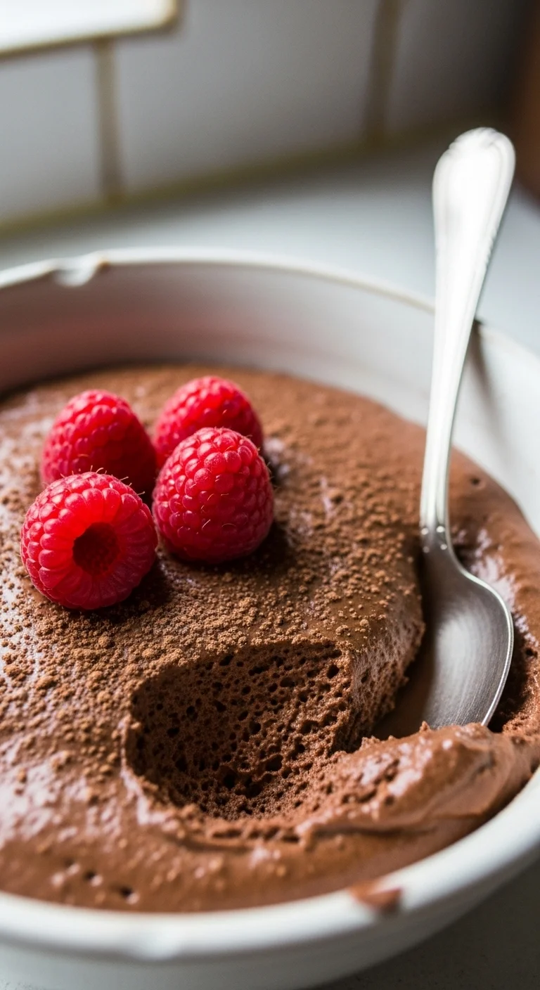 Ingredients for keto chocolate mousse: heavy cream, unsweetened cocoa powder, and keto-friendly sweetener. Easy to make and sugar-free!