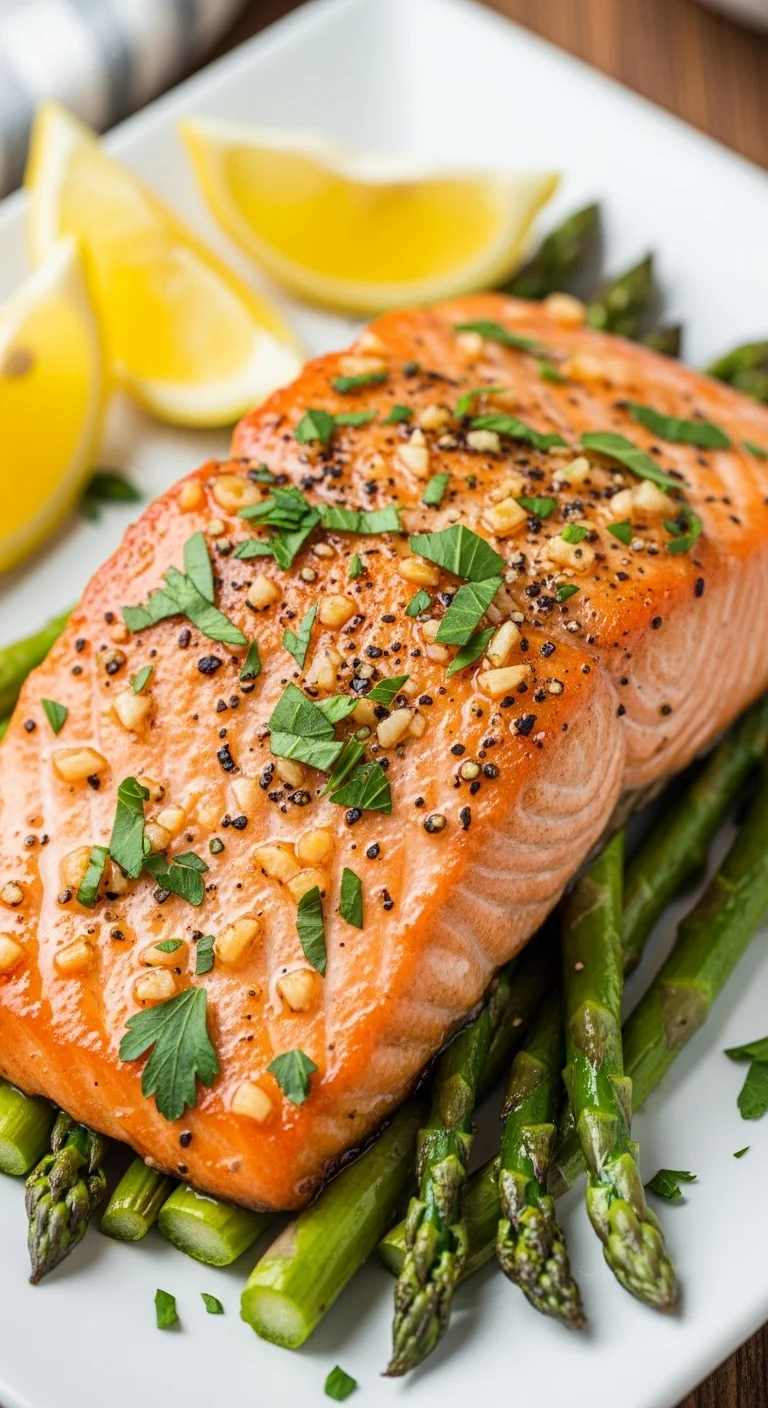 Maple Dijon salmon in a baking dish, ready to go into the oven.