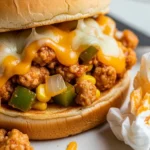 Delicious and easy Cajun Chicken Sloppy Joes served on toasted buns, ready in 30 minutes.