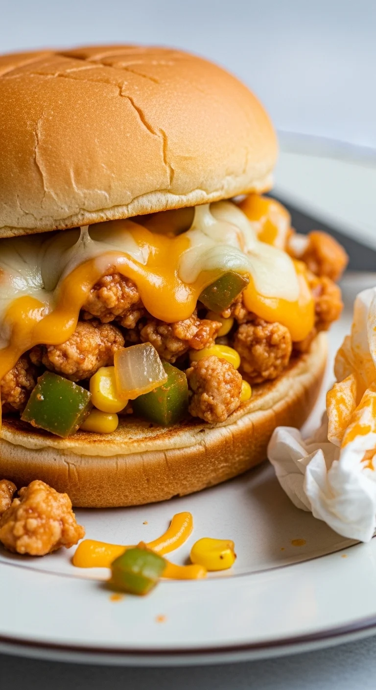 Delicious and easy Cajun Chicken Sloppy Joes served on toasted buns, ready in 30 minutes.